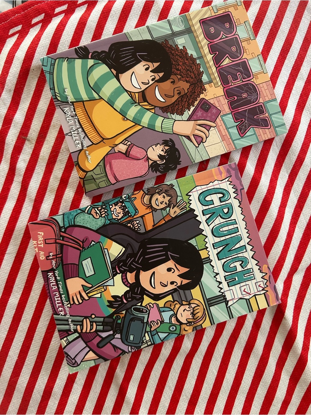 Crunch & Break Graphic Novel Duo — Colorful Kids Adventure Set